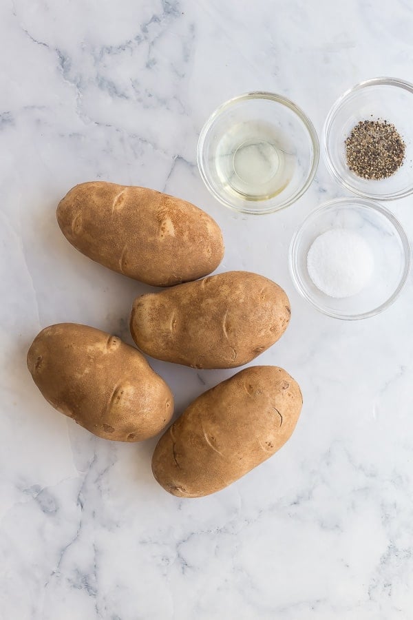 air fryer baked potatoes ingredients