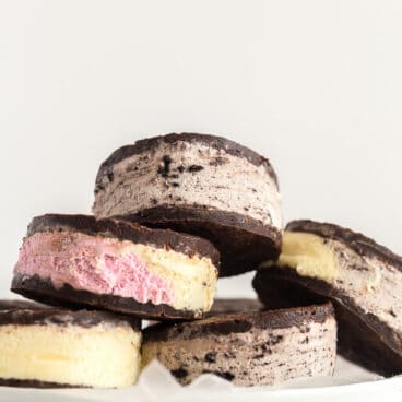 gluten free ice cream sandwiches stacked