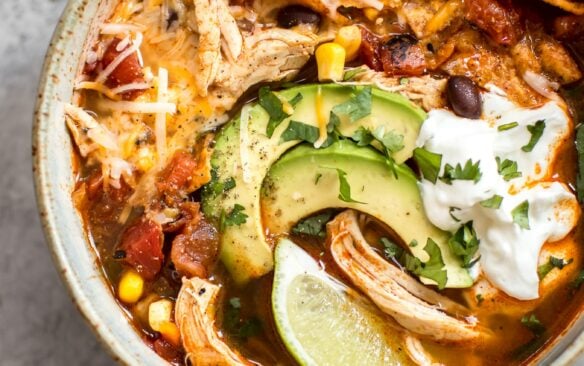 instant pot chicken tortilla soup